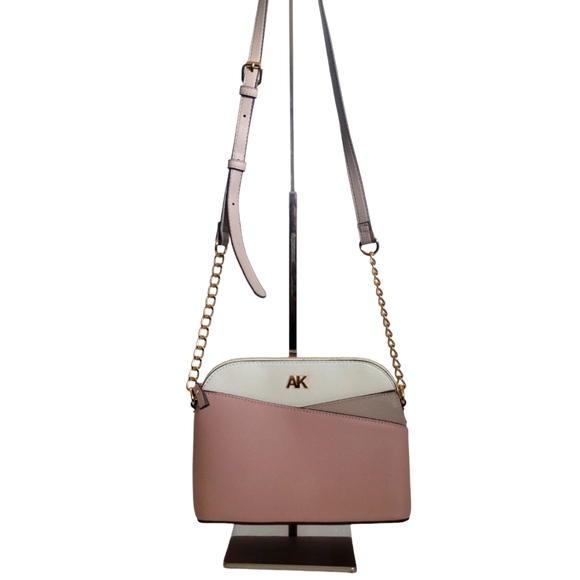 Anne Klein Handbags - Anne Klein Zip Top Crossbody Bag Light Pink